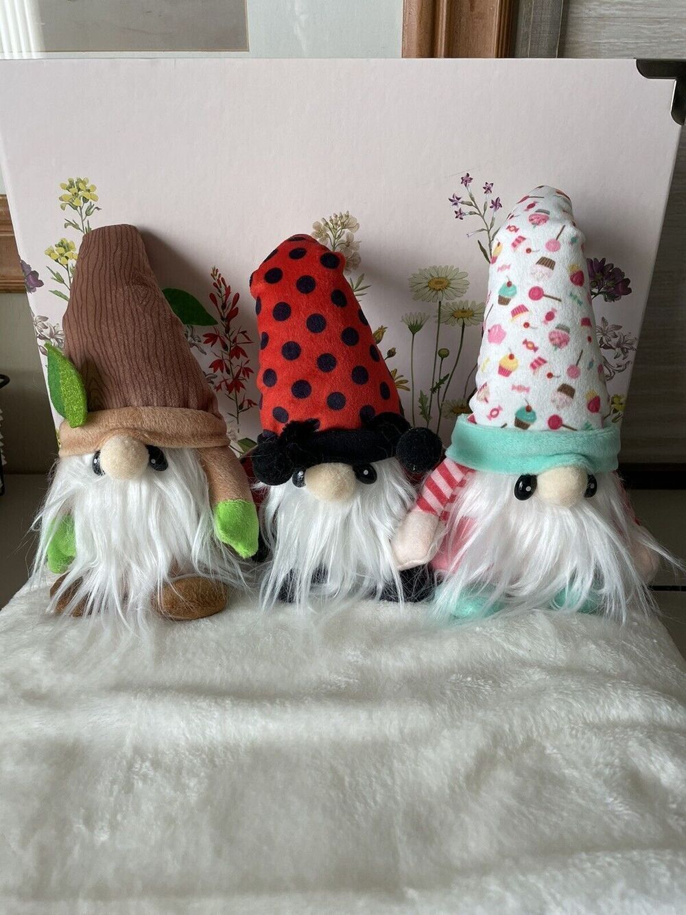 New with Tags ❤️ Giftcraft HUG Feel the Love GNOMIES Lot of 3 Plushes